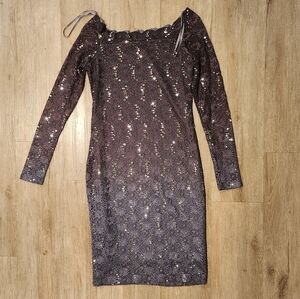 Onyx Nite Purple Ombre Dress